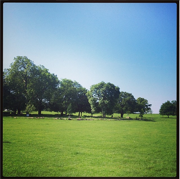 Beautiful Brockwell Park - location of The Lido Cafe