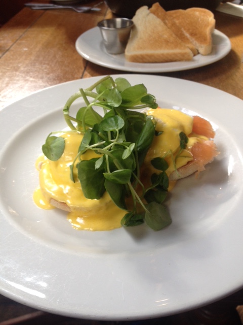 Eggs Royale at The Commercial Herne Hill