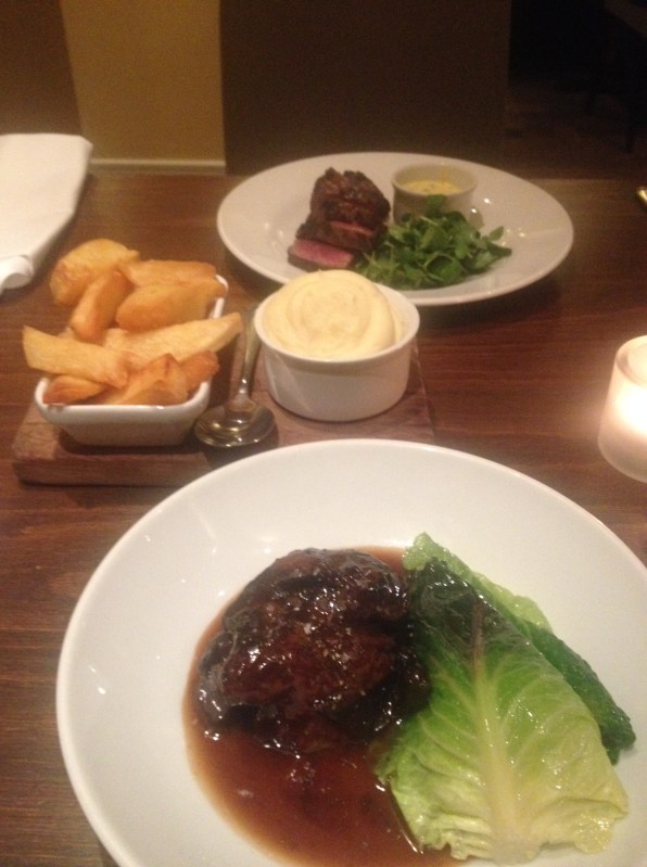 Lamberts Balham seasonal menu, including steak, beef cheeks and greens