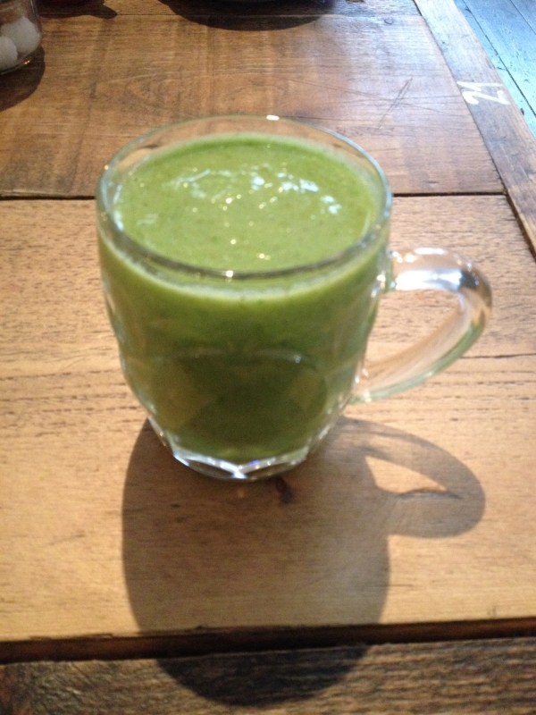 green smoothie for brunch at the great north wood west norwood